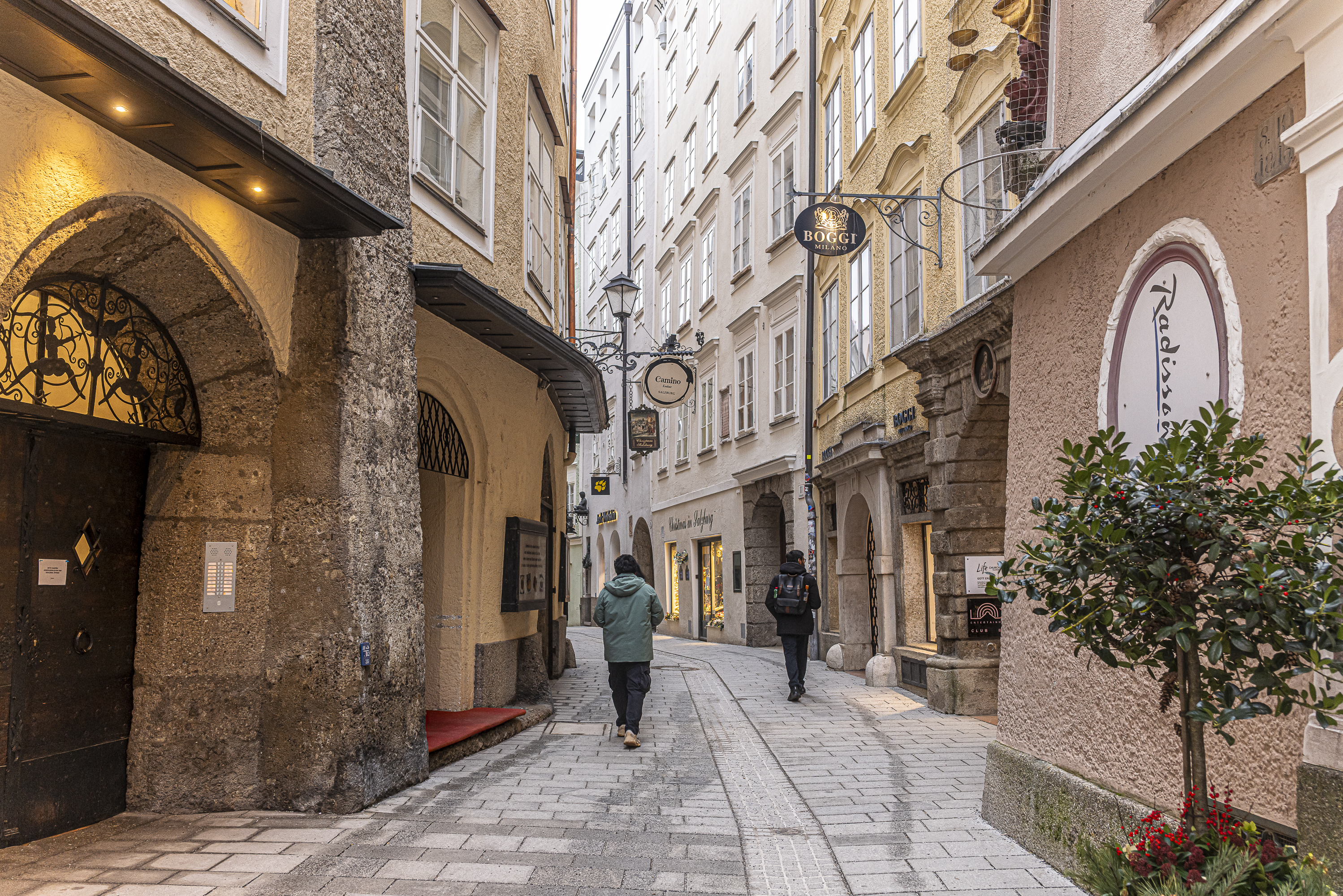 Narrow streets of the old town