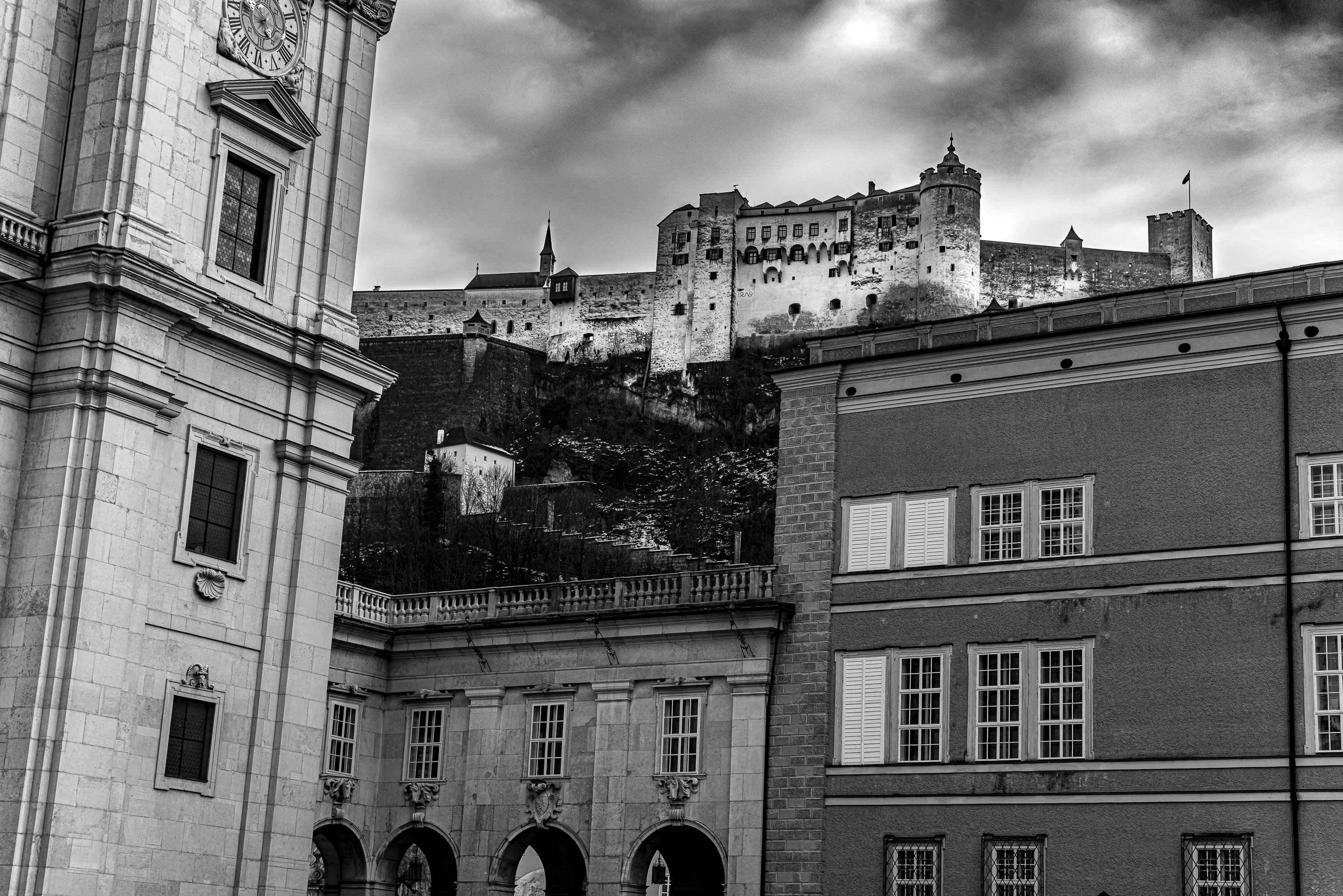 Hohensalzburg Fortress above Salzburg