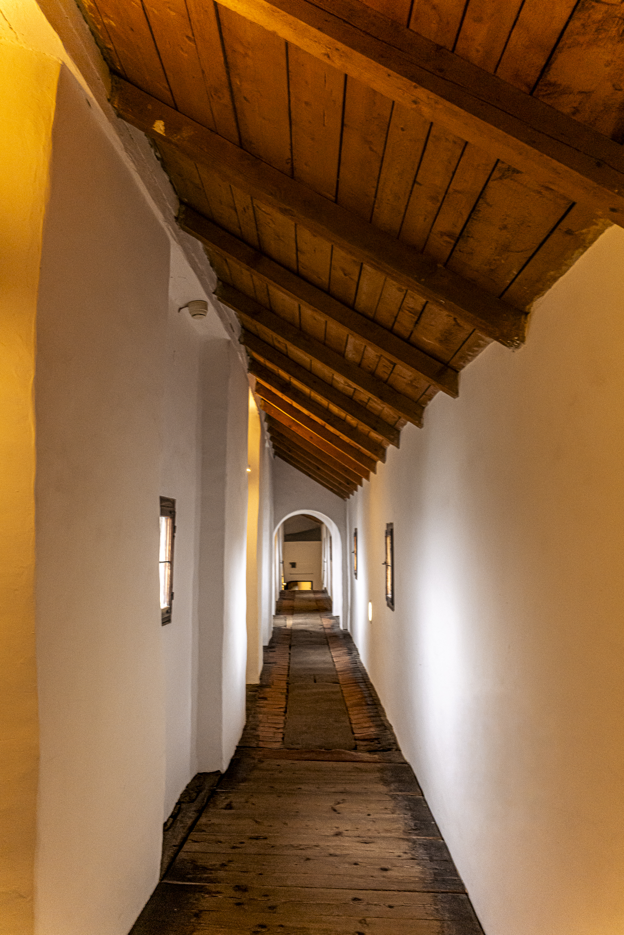 Interior corridor of the fortress