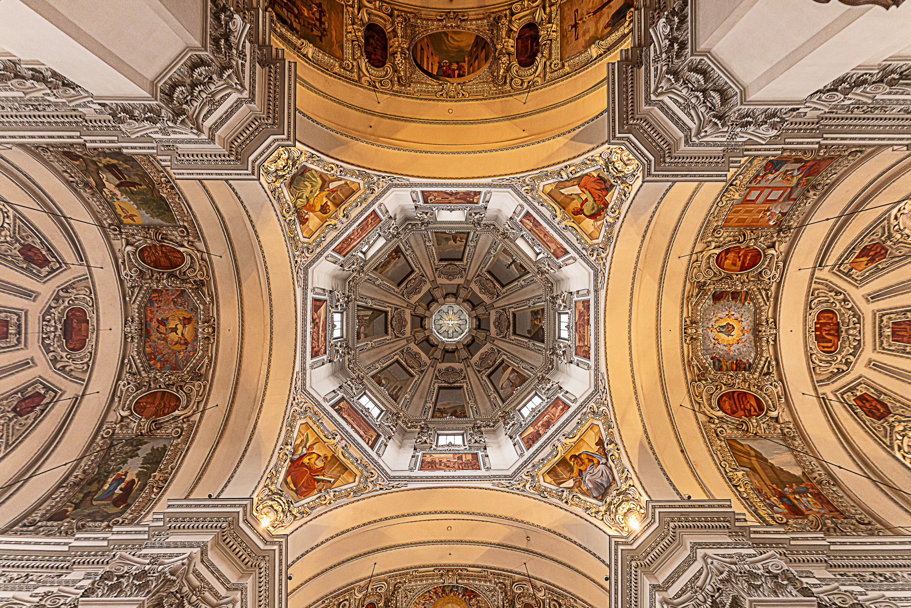 Cathedral dome from below